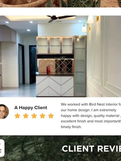 "Extremely happy with the design, quality material, excellent finish and most importantly timely finish." Positive feedback like this is what motivates us every day.