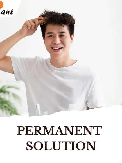 The best part about a hair transplant is that it's your own, real, growing hair. This gives you a permanent solution and the freedom to cut, style, and live without worry.