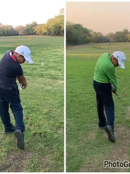 The result: a much-improved impact position with better shaft lean and a divot after the ball.