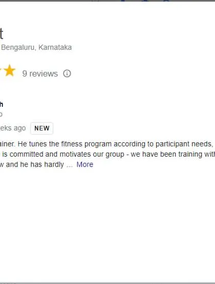 A detailed review highlighting how I tune the fitness program according to each person's needs, age, and health conditions. This is the core of my personalized approach.