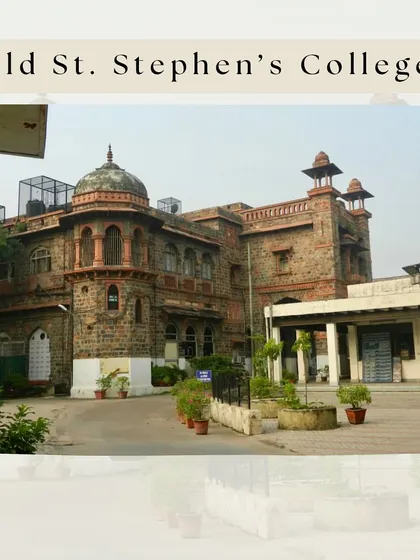 The main building of the old St. Stephen's College campus, which now serves as the office of the Election Commission.