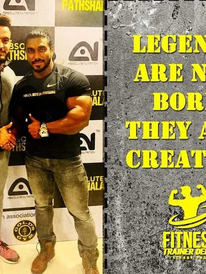 Legends are created, not born. Standing with fellow champion Sangram Chougule. Being surrounded by winners helps you develop into one yourself.