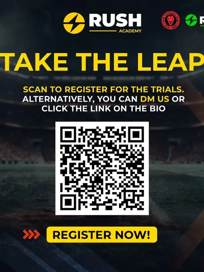 Take the leap and register for our 2025-26 season trials. Scan the QR code or DM us to secure your spot and showcase your talent.