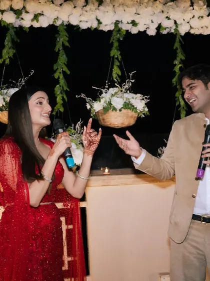 Joy is the centerpiece of every celebration here. I love creating a space where you and your loved ones can share laughter, songs, and unforgettable moments during your special engagement mehfil.
