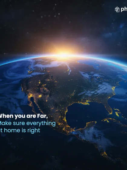When you are far, you can make sure everything at home is right. My smart home solutions connect you to your home, no matter the distance.