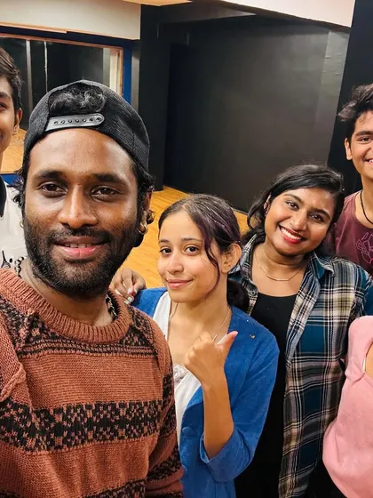 A group selfie to capture the birthday fun. We're more than just a dance class, we're a dance family.
