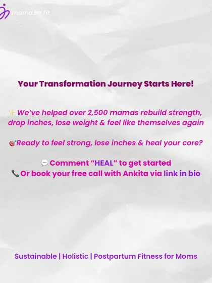 Your transformation journey starts here. We've helped over 2,500 mamas rebuild strength, lose inches, and feel like themselves again through a holistic and sustainable approach to postpartum fitness.