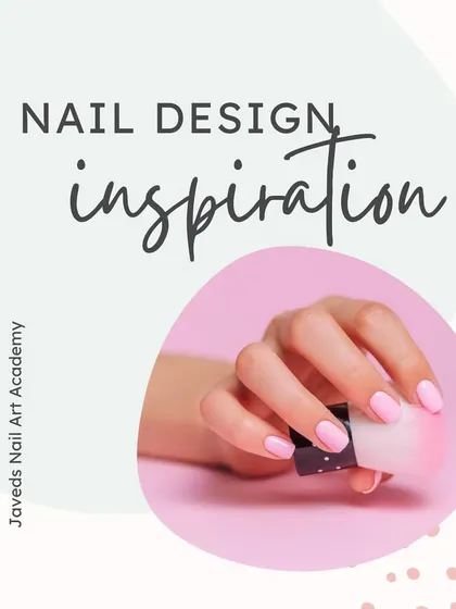 A graphic to spark your nail design inspiration. Sometimes all it takes is a simple idea to create something beautiful.