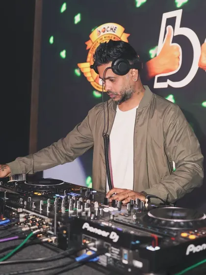 Another angle from the same night, focused on the technical side of my craft. Every knob and fader is used to shape the sound and guide the energy of the room.