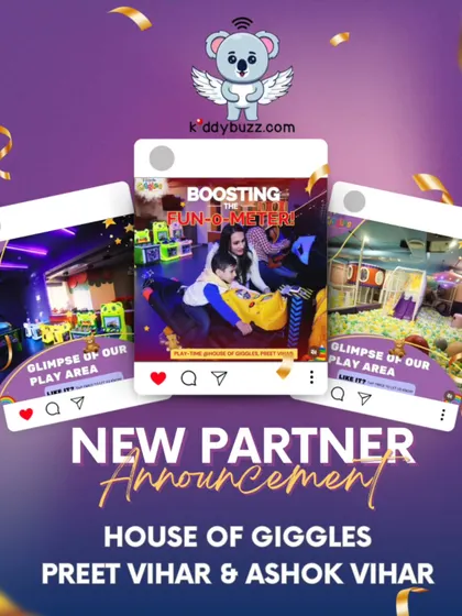 House of Giggles, with locations in Preet Vihar and Ashok Vihar, is your go-to for fun. This popular play destination now comes with a 10% discount through Kiddybuzz.