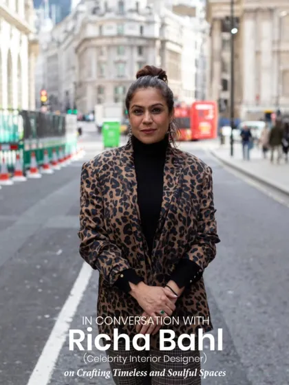 It was a pleasure to share my unconventional journey into design, from advertising to creating soulful spaces. My philosophy is simple: design with courage, honesty, and heart, and create spaces that are not just designed, but deeply felt.