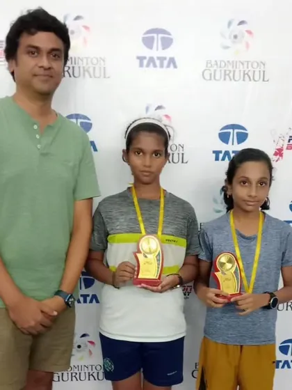 Winners from our Intra-Academy tournament at Fame Badminton Academy, Chennai, fostering growth and sportsmanship.