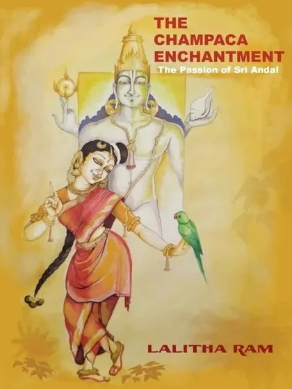 I was honored to have my painting of Sri Andal featured on the cover of "The Champaca Enchantment" by author Lalitha Ram. It was a joy to contribute to this beautiful picture book detailing the life and passion of the great devotee.