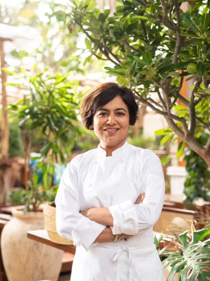 A portrait of the head chef at Bawri India. Professional headshots and portraits are a key part of building a personal brand for chefs and restaurateurs.