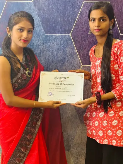 Every student's success is my success. Congratulations to her on completing the course and earning her certificate.