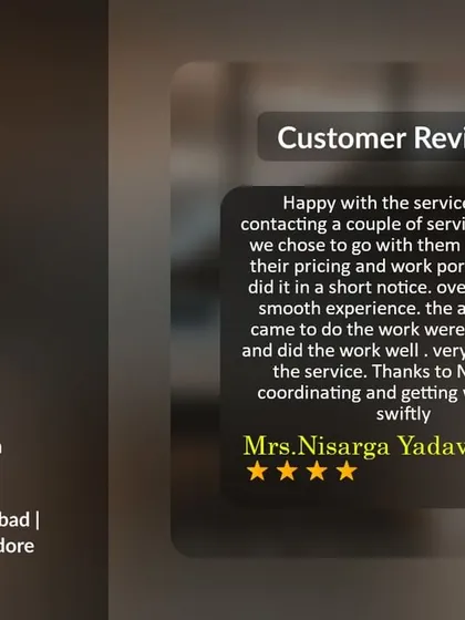 This 4-star review highlights a client's satisfaction with our Calcecruda wall texture and mandala stencil design. We value all feedback as it helps us continue to provide excellent service.