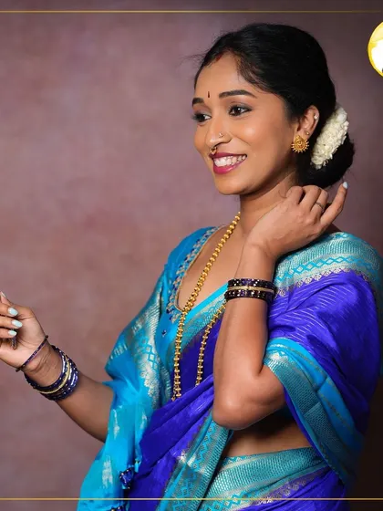 A joyful moment captured. This shows how my makeup looks natural and expressive, allowing the bride's personality to shine through. The skin finish is dewy, not heavy.