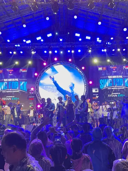 The 'Sing for KK' tribute concert was so emotional. It was an honor to be on stage, celebrating a legend with thousands of his fans.