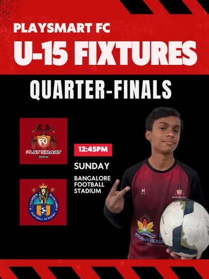 Quarter-finals alert! Our U-15 squad is ready to battle it out in the knockout stage of the YPL.