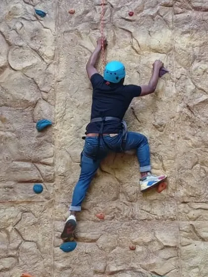 Our climbing wall is designed with various difficulty levels, making it an accessible and exciting challenge for guests of all ages and fitness levels.