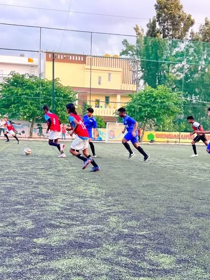 Scenes from a practice match against Game On FA. These friendly fixtures provide valuable game time and learning opportunities for our developing squads.