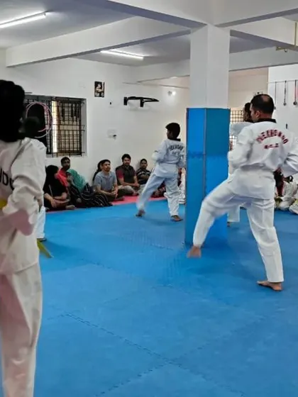 A view from the back of the class.