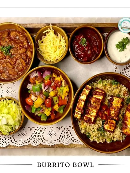 Our Burrito Bowl platter is a unique and flavorful gift for Rakhi. This deconstructed bowl allows everyone to create their own perfect bite with all the delicious components.