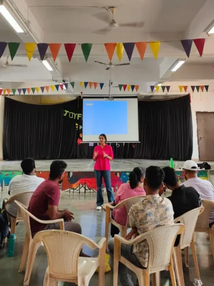 Coaches from The Akanksha Foundation participate in our 'Mental Health in Sport' workshop. We focus on equipping coaches with strategies to support athlete well-being while also prioritizing their own mental health.