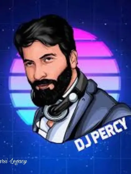 My official DJ Percy logo. This animated graphic captures the retro-cool, high-energy vibe I bring to my sets. It represents my brand of blending classic sounds with a modern, synth-wave aesthetic.