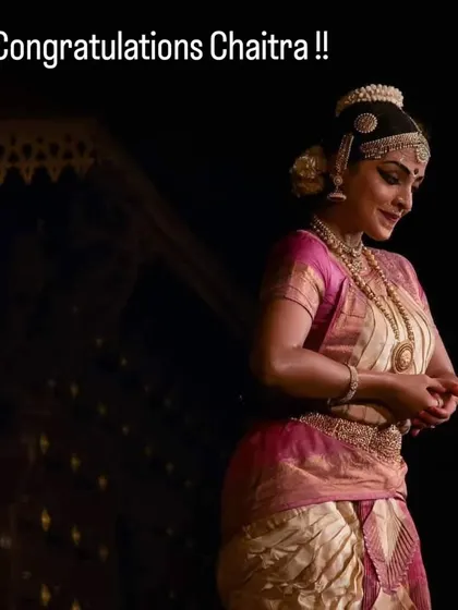 Congratulations to my dear Chaitra Rao, an accomplished Ayurveda doctor and a soulful dancer, on her Best Dancer award from Parthasarathy Swami Sabha.