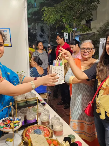 It's wonderful to see people of all ages enjoying the fragrances and designs of my candles.