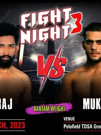 My fight announcement for WFC Fight Night 3. As I said before the fight, I'll put him out in round one.