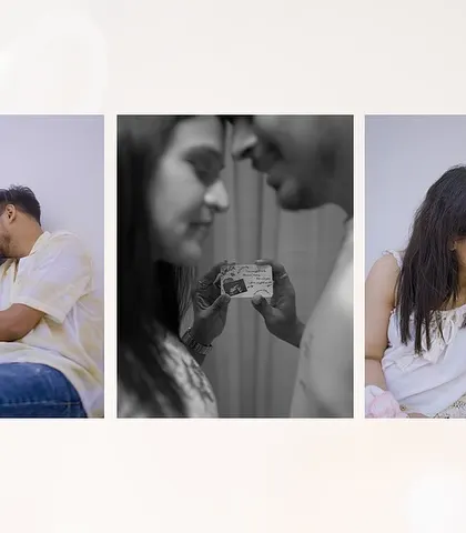 This series of photos tells a story of love and anticipation. We incorporated their first ultrasound picture, a precious memento that makes the moment even more real and heartfelt.