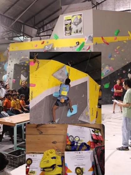 A collage capturing the best moments from our Kids Climbing Championship Vol. 4. From intense focus on the wall to the proud faces of parents and judges, this event was a huge success thanks to our amazing community.