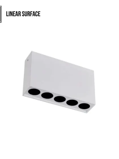 The Linear Surface is a surface-mounted COB light that combines a clean, aesthetic design with anti-glare technology. It's an excellent choice for providing general illumination in offices and commercial spaces.