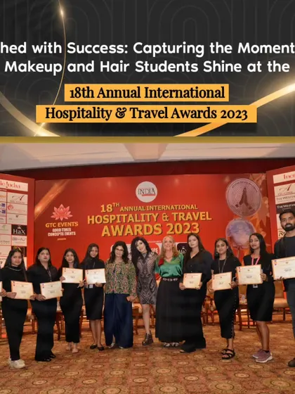 Another group of our students being recognized for their hard work at the International Hospitality & Travel Awards. Each certificate represents a step forward in their professional journey.