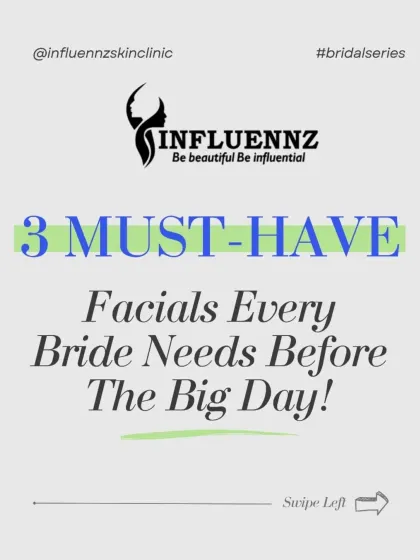 Your wedding is a milestone, and your skin should be flawless. I have designed specific journeys for brides and grooms. This is an introduction to my curated series of pre-bridal facials, each targeting a different need, from instant glow to deep cleansing, ensuring you are camera-ready and confident on your big day.