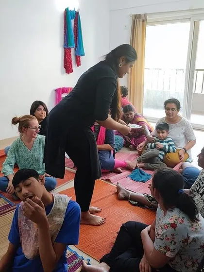During our inclusive puppetry session, we make sure everyone gets to interact directly with the puppets and materials, creating a multi-sensory experience for all participants.
