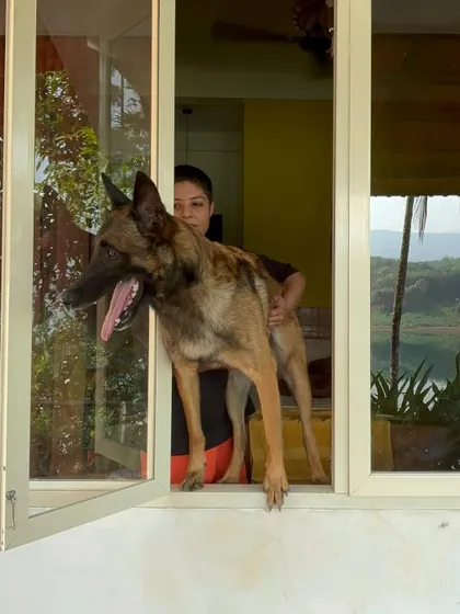 This is our window of joy. These photos capture the simple, everyday moments of connection I share with Floyd. It's in these quiet times, with a simple kiss or a hug, that our bond grows strongest.