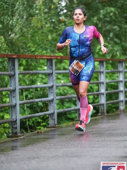 Another shot from the run in Tallinn. At the start of the final lap, I told myself it was time to bring that personal best home.
