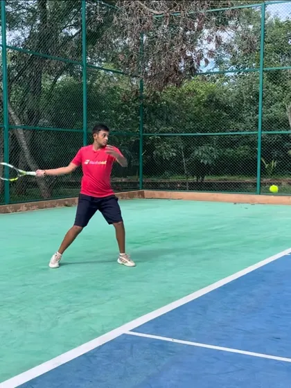 A proud moment for the academy as our student, Rudra Batham, was selected for the Under-16 Indian Team selections in Delhi. This photo captures him during a training session, honing the skills that earned him this national recognition.