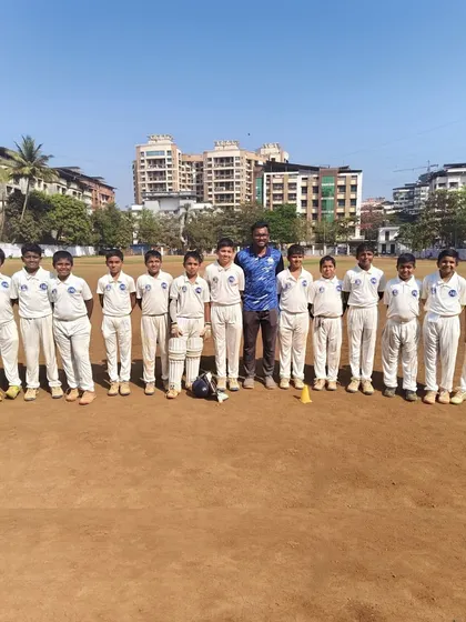 The GSB Sports Club team, one of the participants in the U12 tournament, stands ready for their match. We encourage healthy competition with other talented clubs.