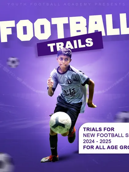 Your journey to professional football can start here. We hold regular trials for all age groups to find hungry, dedicated players for the new season.