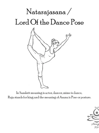 Natarajasana (Lord of the Dance Pose) improves balance and focus, stretches the shoulders and thighs, and helps calm the mind.