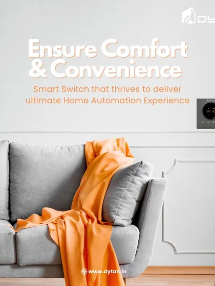 I help ensure your comfort and convenience with smart switches that deliver the ultimate home automation experience, all from an elegant wall panel.
