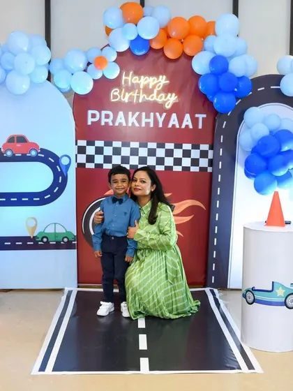 A proud mom with her five-year-old birthday boy. These are the photos that capture a moment in time you'll always want to remember.