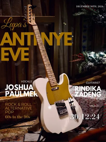 For our "Anti-NYE Eve" party, we hosted a jam session with live rock and roll music. It was a celebration for those who prefer a great vibe over crowded parties.
