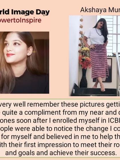 These two pictures mark a personal transformation. After enrolling in my certification, people noticed the change in my own image, which built their trust in me to help them with their first impressions.