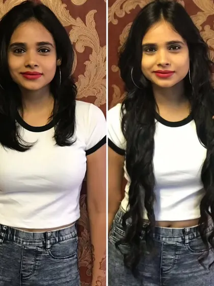 From shoulder-length hair to long, dramatic waves. This is a great option for anyone wanting a major style change for a special event or long-term wear.