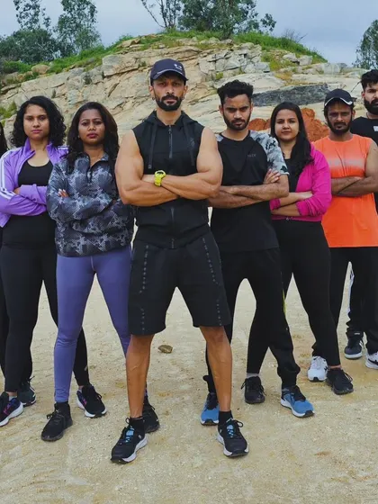 This is my Strong Nation crew. Strong Nation is a high-intensity workout that I offer for teams wanting a serious challenge. It’s a powerful team-building tool that pushes limits and builds strength together.